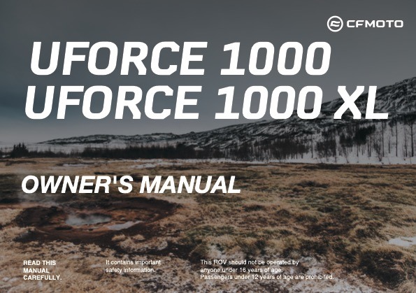 CFMOTO Manual